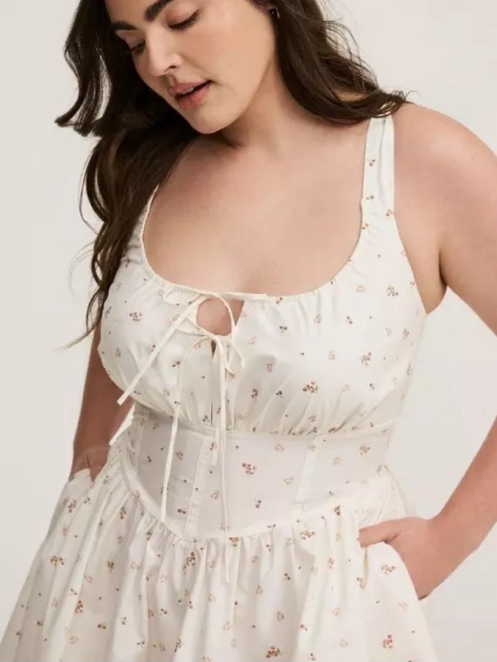 TORRID size 16 corset peasant dress LIKE NEW